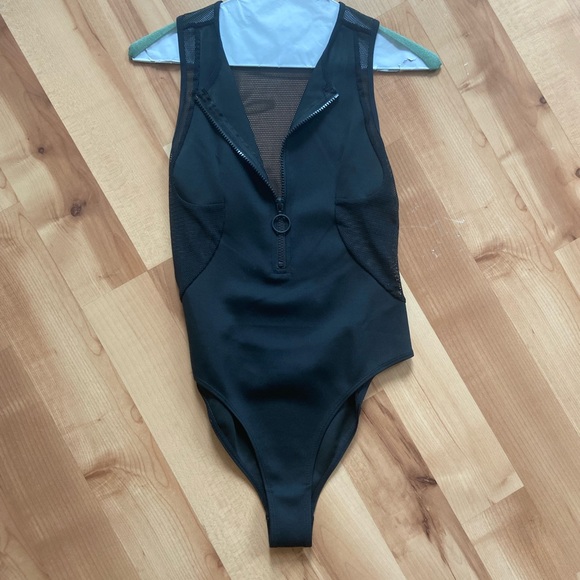 Kendall & Kylie x Revolve Black Mesh Bodysuit - Picture 4 of 4